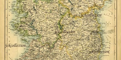प्राचीन नक्शे की आयरलैंड