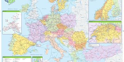 नक्शे के eurail आयरलैंड